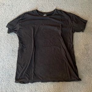 Aerie black distressed shirt